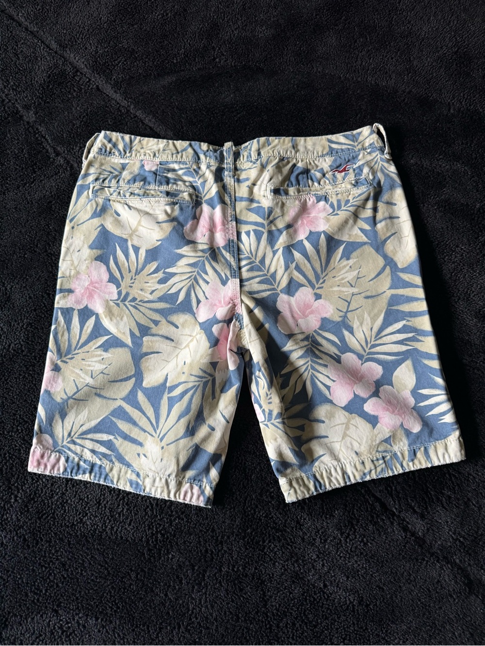 Hollister Blue Tropical Floral Shorts. Men’s Sz 36 - Picture 2 of 4